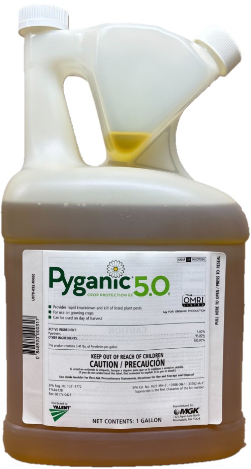 (image for) PyGanic EC 5.0 II Insecticide - 1 Gallon - OMRI Certified